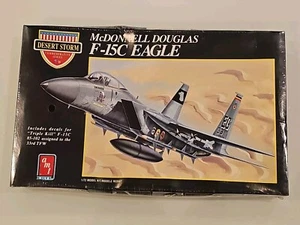 ERTL  AMT Desert Storm McDonnell Douglas F-15C Eagle 1/72 Model Kit New Sealed - Picture 1 of 5