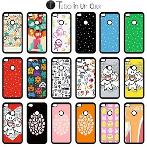 Custodia cover TPU GEL per Huawei P8 Lite 2017 -SB nera Design _1062_1079 - Foto 1 di 19