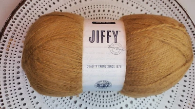 1 Skein Lion Brand Yarn Jiffy Bonus Bundle Yarn Cedar Bulky Fuzzy Fur - Image 1 of 4