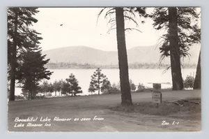 Postcard RPPC Lake Almanor California as seen from Lake Almanor Inn - Picture 1 of 2