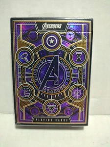 Avengers Purple Edition Premium Playing Cards Poker Size Standard by Theory11 - Picture 1 of 3