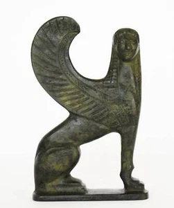Sphinx - Guardian of Sacred Places - Composition Mortal and Immortal - Bronze - Picture 1 of 7