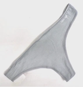 CALVIN KLEIN Ropa Interior Tanga Forma Algodón - Gris - Talla: Pequeña QD3643 - Imagen 1 de 8
