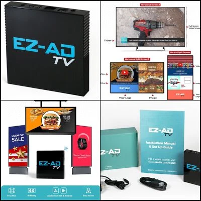 kit de reproductor señalización digital multimedia TV 4k aut para casa y familia - Imagen 1 de 2