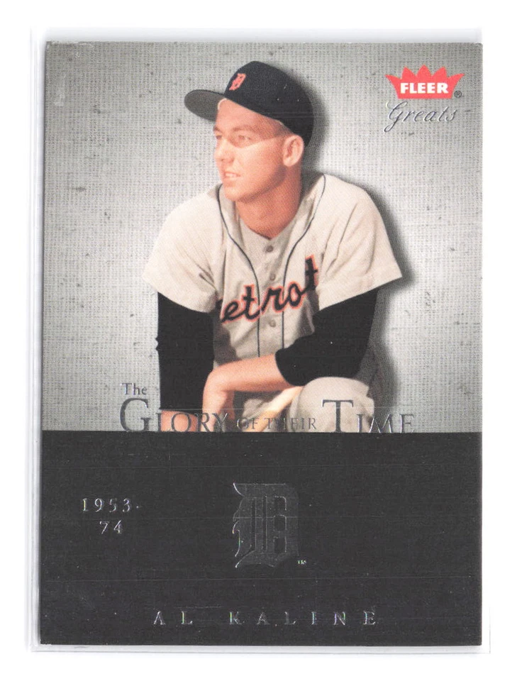 2004 Fleer Greats of the Game Al Kaline #/1955 Glory of Their Time 21 SP Tigers - Image 1 of 2
