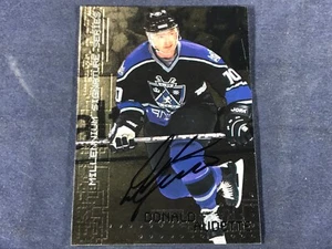 K4-24 HOCKEY CARD - DONALD AUDETTE - AUTOGRAPHED - 1999 IN THE GAME - Picture 1 of 2