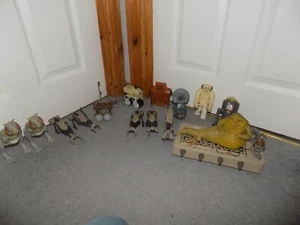 vintage star wars Wampa Jabba Speederbike Ewok Catapult Boba Fett 13 Tauntaun - Picture 1 of 4