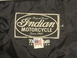 Indian Motorcycle Leather Jacket USA - Picture 1 of 5