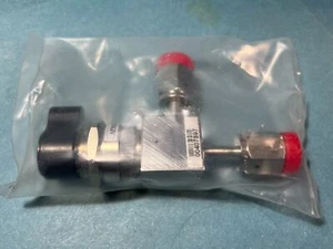 "NUEVO APTech AP3625 Válvula de diafragma manual de acero inoxidable 2 puertos 3000psig 1/4" - Imagen 1 de 8