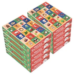 Christmas Countdown Advent Calendar Boxes 10 Pack 24 Grid Empty DIY Paper - Picture 1 of 9
