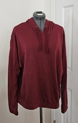 Old Navy - Borgoña, Mezcla de Algodón Poliéster, Pullover Sudadera con Capucha - Mujer XL Foto 1 de 4