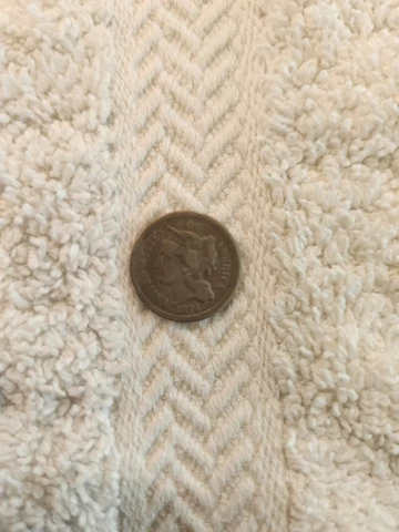 1874 THREE CENT NICKEL Cover