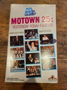 VINTAGE 1983 VHS TAPE MOTOWN 25: YESTERDAY, TODAY, FOREVER MGM/UA - Picture 1 of 8