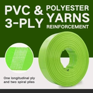 Swimming Pool Backwash Drain Hose Green 25 Feet X 3 1/16 Inch USA Seller - Picture 1 of 7
