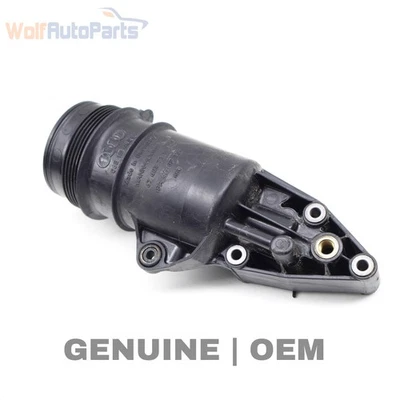 2012-2014 AUDI A8 QUATTRO - корпус масляного фильтра двигателя / адаптер 06E115405K - Изображение 1 из 4