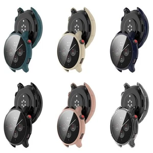Full Coverage Screen Protector PC Shell Tempered Cover Case For Amazfit GTR 4 - Photo 1 sur 15
