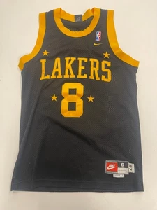 Kobe Bryant #8 Los Angeles Lakers Black Jersey Nike Sz S +2 Length Mamba - Picture 1 of 6