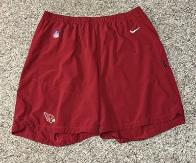Nike Team Issued Arizona Cardinals Shorts Adult Size 2XL Red NFL Football Mens - Image 1 of 4