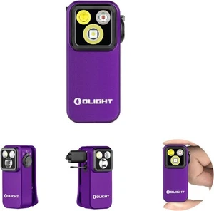 Olight Oclip Pro Multifuncional Clip Luz con Tres Fuentes de Luz Morado - Imagen 1 de 8