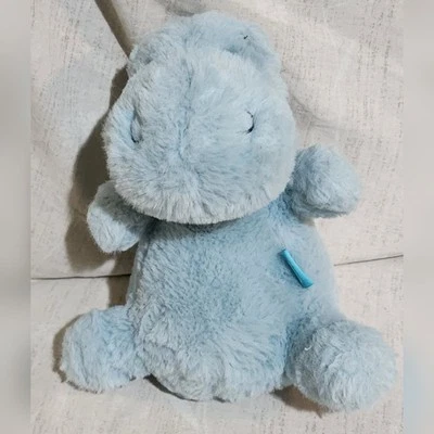 Manhattan Toy Co. Hipopótamo Azul 7" Peluche Animal Bebé Hipopótamo Lovey Foto 1 de 4