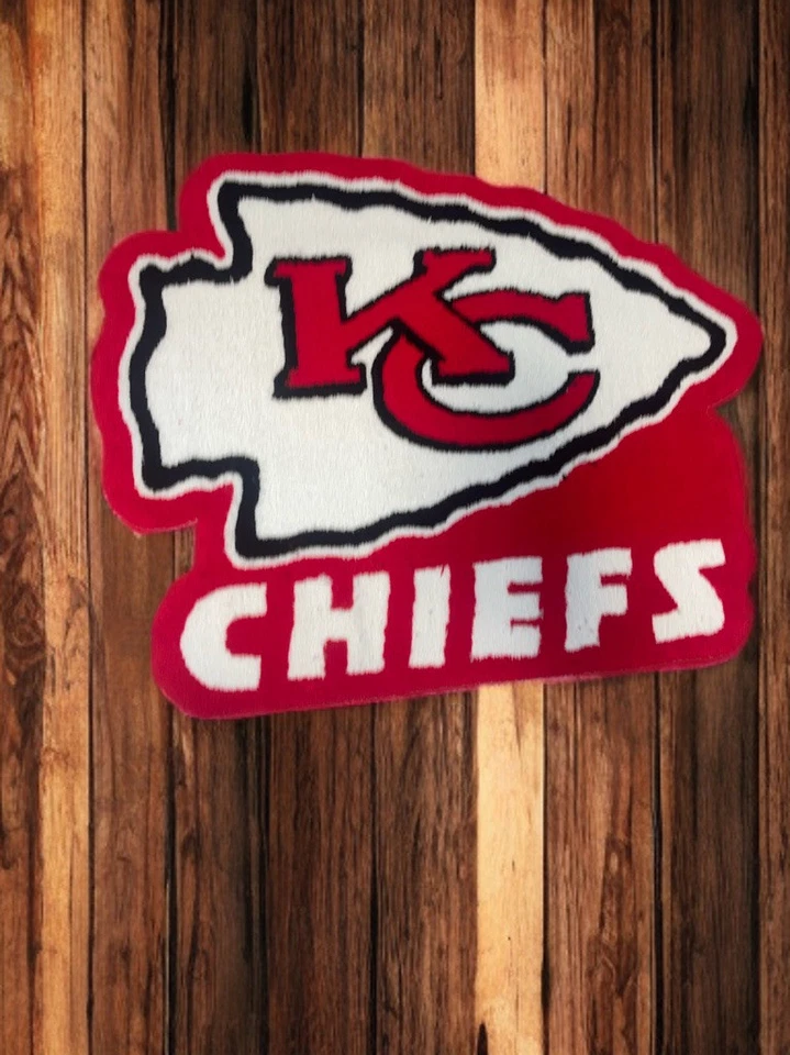 Alfombra personalizada Kansas City Chiefs, decoración del hogar de la NFL de 4' x 3 Foto 1 de 2