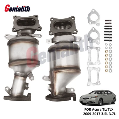 Catalytic Converter Bank 1&2 For 2009-2014 Acura TL 3.5L 3.7L 2015-2017 TLX 3.5L Foto 1 de 4