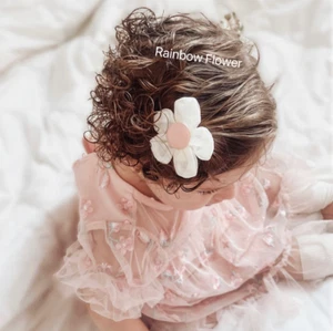 Baby Girl Hair Clip Cute Hair Bows, toddler Ponytail Holder flower Hairpin Set  - Picture 1 of 16