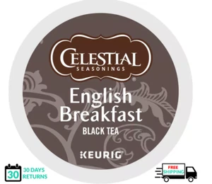 Celestial Seasonings English Breakfast Keurig Tea K-cups YOU PICK THE SIZE  - Picture 1 of 1