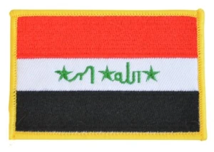 Irak alt 1991-2004 Aufnäher Flaggen Fahnen Patch Aufbügler 8x6cm - Picture 1 of 1