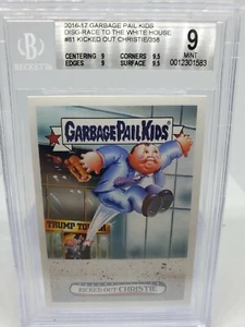 2016 Garbage Pail Kids Chris Kicked Out Christie BGS 9 MINT Sticker 358 Made - Picture 1 of 2