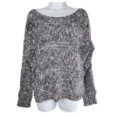 Suéter feminino Harley Davidson tamanho médio cinza malha preta - Imagem 1 de 4