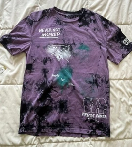 ZARA Tee T-Shirt Boy Kids Size Small Crew Neck Short Sleeve Cotton Tie Dye - Picture 1 of 16