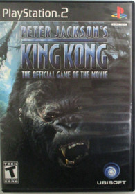 PLAY STATION 2, PETER JACKSON'S, KING KONG, OFFICIAL GAME OF MOVIE , CLEAN-USED