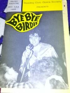 Playbill Rajah Theatre 1988 Reading Civic Opera Society Bye Bye Birdie - Bild 1 von 2