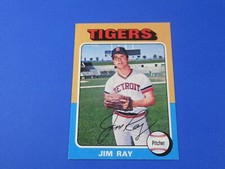 1975 TOPPS JIM RAY #89 DETROIT TIGERS HIGH GRADE LOOKS PACK FRESH!
