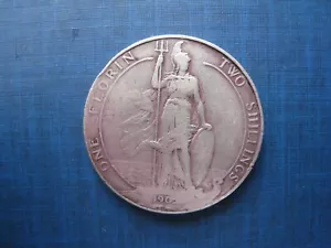 Edward VII Two Shillings/Florin 1905. Rare Date. - Picture 1 of 3