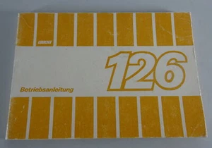 Instrucciones Servicio / Manual Fiat 126 Bambino Stand 11/1984 Original - Imagen 1 de 3