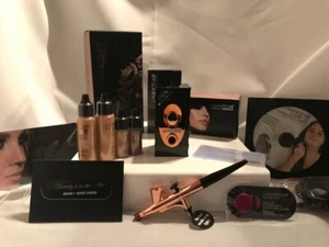 Luminess Air Airbrush ICON Makeup System No drip Stylus 3pc Med Kit & Brow Kit  - Picture 1 of 12