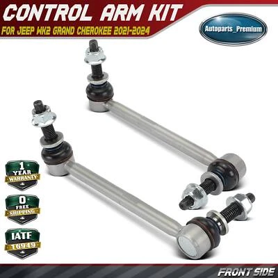 2x Front Driver & Passenger Sway Bar Link for Jeep WK2 Grand Cherokee 2021-2024 - Image 1 of 4