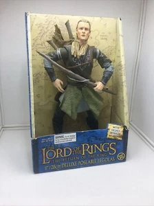 2003 TOYBIZ Lord Rings Return Of The King LOTR Deluxe Poseable ‘LEGOLAS’Complete - Picture 1 of 8