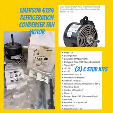 EMERSON 6124 PSC Permanent Split Capacitor Refrigeration Condenser Fan Motor 1/4