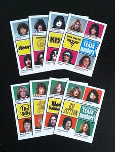 Great Rock Bands: Complete Set of 8 Custom-Designed Art Cards + Bonus!