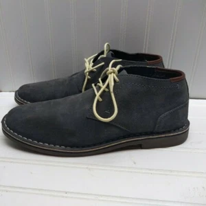 Kenneth Cole Desert Wind Gray Leather Ankle Chukka Desert Boot Men's Shoes 9.5M  - Picture 1 of 6