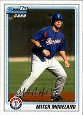 2010 (RANGERS) Bowman Prospects #BP37 Mitch Moreland