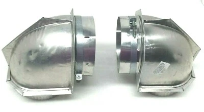 (LOTE DE 2) Codo de ventilación secadora universal Kenmore 26 98374 (paquete de 2) Foto 1 de 3