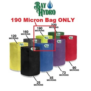BAY HYDRO 5 Galloni 190m Micron Ricambio Bubble ICE Sacchetto Estrazione QUALITÀ $$ - Foto 1 di 5