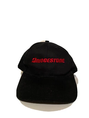 Sombrero ajustable vintage años 90 BRIDGESTONE negro bordado Foto 1 de 4