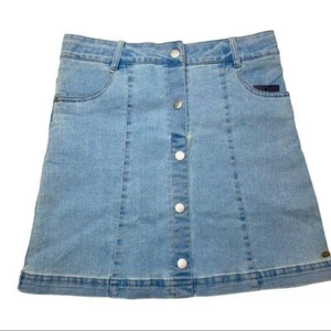Tommy Hilfiger Girl Button-Front Denim Skirt 12 - Picture 1 of 7