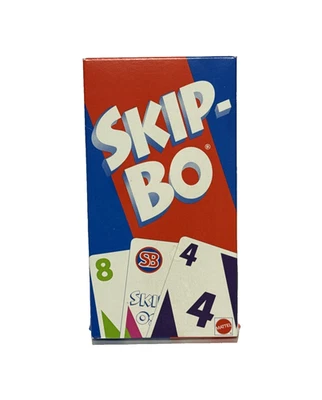 Skip-Bo Original Card Game Mattel 1999 Sealed VTG Family Fun NEW in Original Box - Image 1 of 4