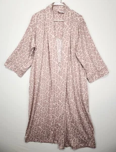 Natori Damen Wild Instict bequemer Morgenmantel Animal Print rosa Größe S - Bild 1 von 11